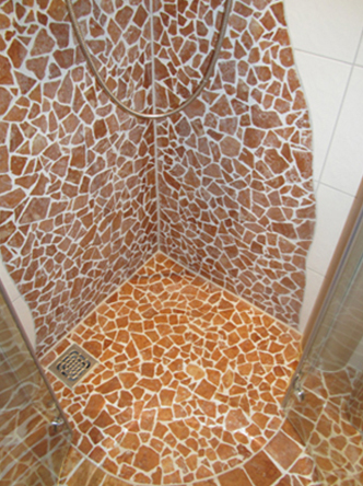 Fliesenleger Fliesen Mosaik Badezimmer
